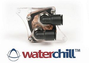 WaterChill VGA Cooler with 10 mm Elbow Fittings